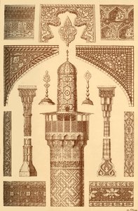 ペルシャの建築装飾品、1898年。