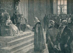 クリミア戦争の前夜、女王への愛国心が強い演説、1854年1906年 作： Unbekannt