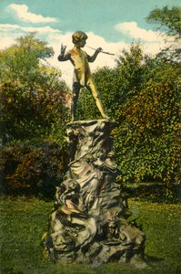 ピーターパン像、ケンジントンガーデンズ、ロンドン、c1915。 作： Unbekannt