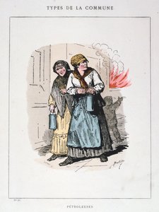 石油、パリコミューン、1871年。 作： Unbekannt
