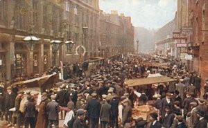 日曜日の朝のペチコートレーンマーケット、ロンドン、c1910。