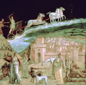戦車のフェートン、c1470-1536 作： Unbekannt