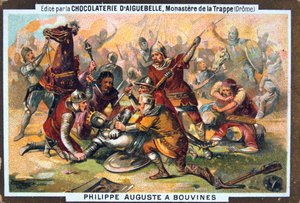 ブーヴィーヌの戦いでのフィリップ・オーギュスト、1214年、19世紀
