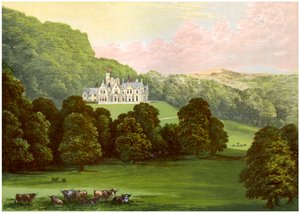 スコットランドのセルカークシャー、フィリポー、バロネットマレーの家、c1880