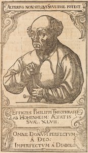 Philippus Theophrastus Aureolus Bombastus von Hohenheim Paracelsus、1589。 作： Unbekannt