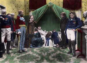 セントヘレナでのナポレオンの死の写真表現 作： Unbekannt