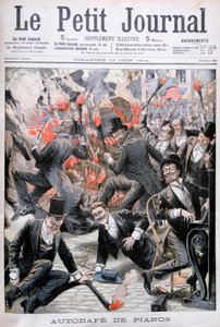 ピアノの燃焼、アメリカ合衆国、1904 作： Unbekannt