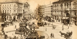 ピカデリーサーカス-宇宙のハブ：世界の中心、1900年、1933年。 作： Unbekannt