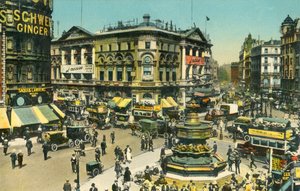 ピカデリーサーカス、ロンドン、c1910。 作： Unbekannt