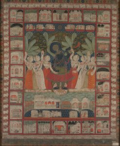 シュリナタージ崇拝、1825-1850に掛かっているピクヴァイの壁。 作： Unbekannt