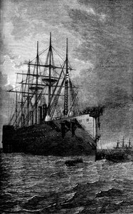 大西洋ケーブル、1866 c1880を拾う 作： Unbekannt