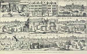 1665 年の大ペストの絵画的描写 作： Unbekannt