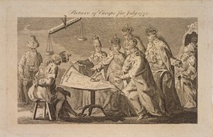 1772年7月のヨーロッパの画像 作： Unbekannt