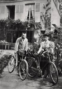 ピエールとマリーキュリー、フランスの物理学者、1906年