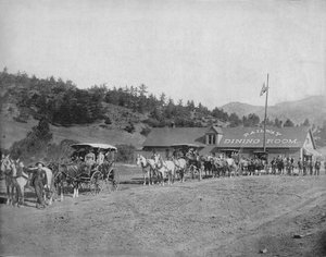 パイクスピーク大佐有料道路、c1897。 作： Unbekannt