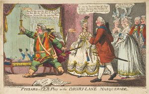 1799年6月11日、Pizzaro a New PlayまたはDrury-Lane Masquerade。 作： Unbekannt