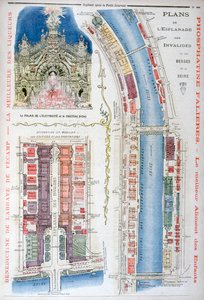 エスプラナードデアンヴァリッドの計画、1900年の万国博覧会、パリ、1900年 作： Unbekannt