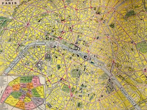 パリの計画-光の都心地区、c1930s 作： Unbekannt