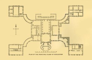 ケドルストンの主要階の計画、1925年。 作： Unbekannt