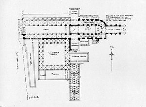 聖バーソロミューザグレート修道院教会、ロンドン、1906年の計画