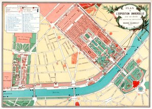 1889年パリ万国博覧会の計画 作： Unbekannt
