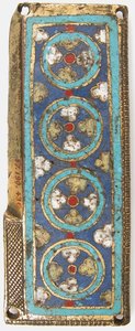Reliquary Shrine のプラーク、ドイツ語または南ネーデルランド語、ca. 1175-1200。 作： Unbekannt