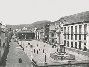 プラザデラカンデラリア、サンタクルスデテネリフェ、カナリア諸島、スペイン、1895年。 作： Unbekannt