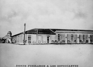 医学生が処刑されたプンタ広場、1871年、1920年代 作： Unbekannt