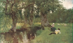 詩人と農民、c1902。 作： Unbekannt