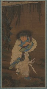 詩人と世捨て人のハンシャン、1400年代。 作： Unbekannt