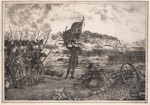 1831年、1831年のポーランド-ロシア戦争シーン 作： Unbekannt