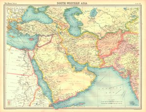 南西アジアの政治地図 作： Unbekannt