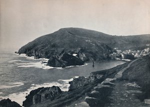 ポルペロ-インレットと村、1895 作： Unbekannt