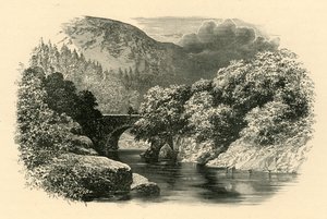 アバーグラスリン橋、北ウェールズ、c1890。 作： Unbekannt