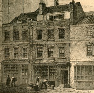 教皇の家、プラウコート、ロンバードストリート1860、1897。 作： Unbekannt