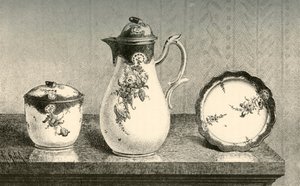 磁器のコーヒーセット、18世紀半ば後半、1903年。 作： Unbekannt