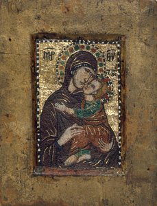 聖母エレウサの携帯型イコン ビザンチン、1300年代前半 作： Unbekannt