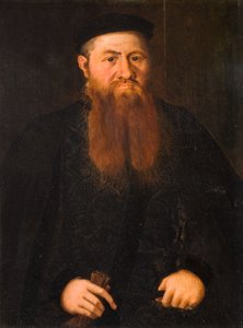 老人の肖像、1500～1600年。 作： Unbekannt