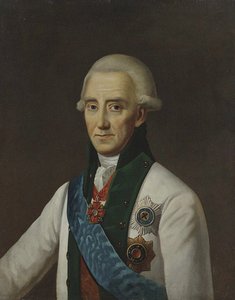 提督ヴァシリー・チチャゴフの肖像1726-1809。 作： Unbekannt