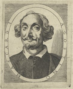 Agostino Mascardi 1590-1640、1640-1650の肖像。 作： Unbekannt