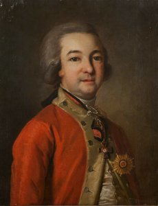 アレクサンドルクラポビツキー1749-1801の肖像、上院議員、著者、18世紀後半。 作： Unbekannt