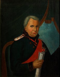 Alexander Semyonovich Shishkov 1754-1841、1820年代の肖像 作： Unbekannt