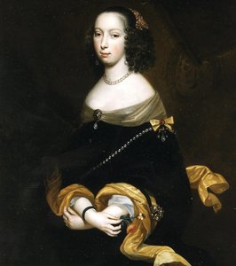 Anne de Croÿ 1564-1635 の肖像画、アールスコート公爵夫人、1633 年。