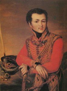 アルテミーラザレフの肖像1791〜1813年、ライフガードヒューサー連隊の乗馬マスター、1820年代 作： Unbekannt