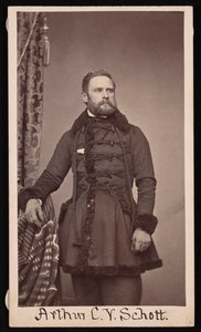 Arthur Carl Victor Schott 1814-1875 の肖像、1875 年以前。 作： Unbekannt