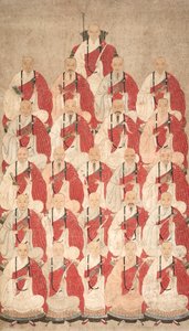 オバク教の僧侶の肖像画、1600年代。 作： Unbekannt
