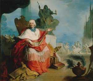 ルイ・アントワーヌ・ド・ノアイユ枢機卿の肖像 1651-1729年 1729年