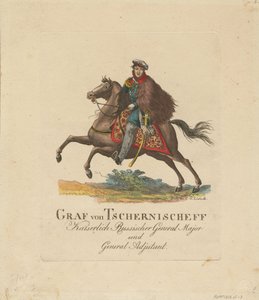 アレクサンドル・イヴァノヴィッチ・チェルニーショフ伯爵の肖像1786-1857、1813 作： Unbekannt