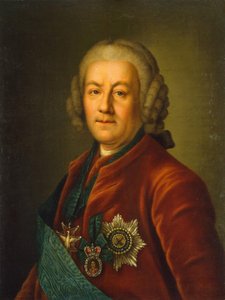 1757年以降のアレクセイ・ペトロヴィッチ・ベズヘフ=リューミン伯爵1693-1766の肖像