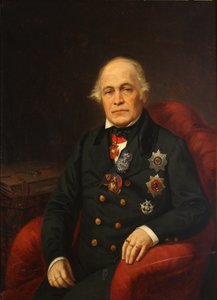 カウントドミトリーニコラエビッチブルードフ1785-1864の肖像、19世紀半ば。 作： Unbekannt